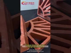 Terracotta Red Clay Hollow Bricks Outdoor Screen Wall Breeze Blocks