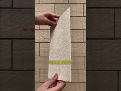 วัสดุก่อสร้างที่กำหนดเองจากโรงงานกระเบื้องเซรามิกอ่อนนุ่มยืดหยุ่น Mcm กระเบื้องผนังหินภายใน