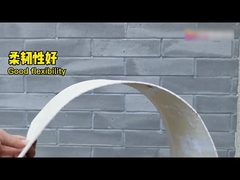 ภายนอก เซรามิก เลียนแบบพื้นผิวไม้ กระเบื้องบุผนังที่มีความยืดหยุ่น วัสดุตกแต่งอาคาร