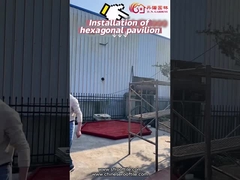 ศาลาไม้จีนขนาดปรับแต่งสวนหลังบ้านศาลาไม้