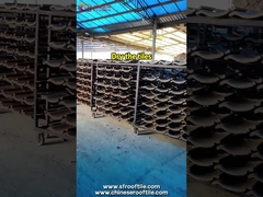 ไทยไทยสไตล์เทียมสีเทาสําหรับหลังคาบ้านชา