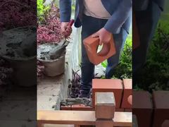 การติดตั้งอิฐกลวงเซรามิกสำหรับผนัง