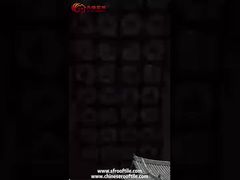 กำแพงสวนสมัยใหม่อิฐสีแดงปรุบรีซ