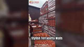 Terracotta Breeze Block สำหรับผนังมีสไตล์