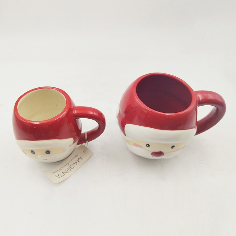 สัตว์เซรามิก 3 มิติ มุมใบหน้า ถ้วยสีมือ ชามกาแฟใหม่สําหรับของขวัญ โรงแรมบ้าน