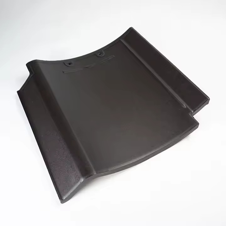 ทนทานและคลาสสิคสไตล์ญี่ปุ่น หลังคาเชิงล หลังคาเซรามิก 310*310mm กันน้ําทนความร้อน