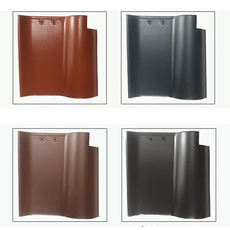 ปรับปรุงไทล์หลังคาเซรามิกสเปนทรง S สีหลากหลาย โซลูชั่นหลังคาดินหินที่ปรับปรุงตามความต้องการของคุณ