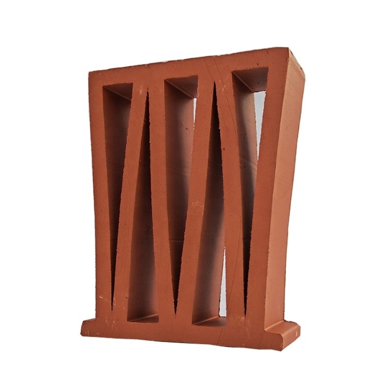 Matt Surface Sintered Technique บล็อคผนังอิฐประดับ สําหรับการระบายอากาศในคาเฟ่และร้านอาหารจีน