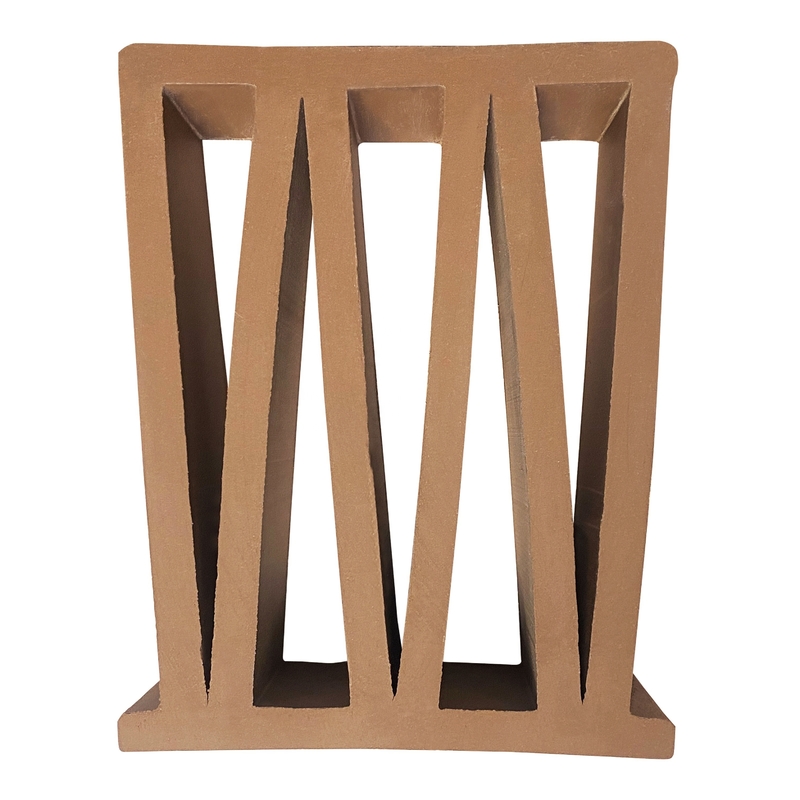 Matt Surface Sintered Technique บล็อคผนังอิฐประดับ สําหรับการระบายอากาศในคาเฟ่และร้านอาหารจีน