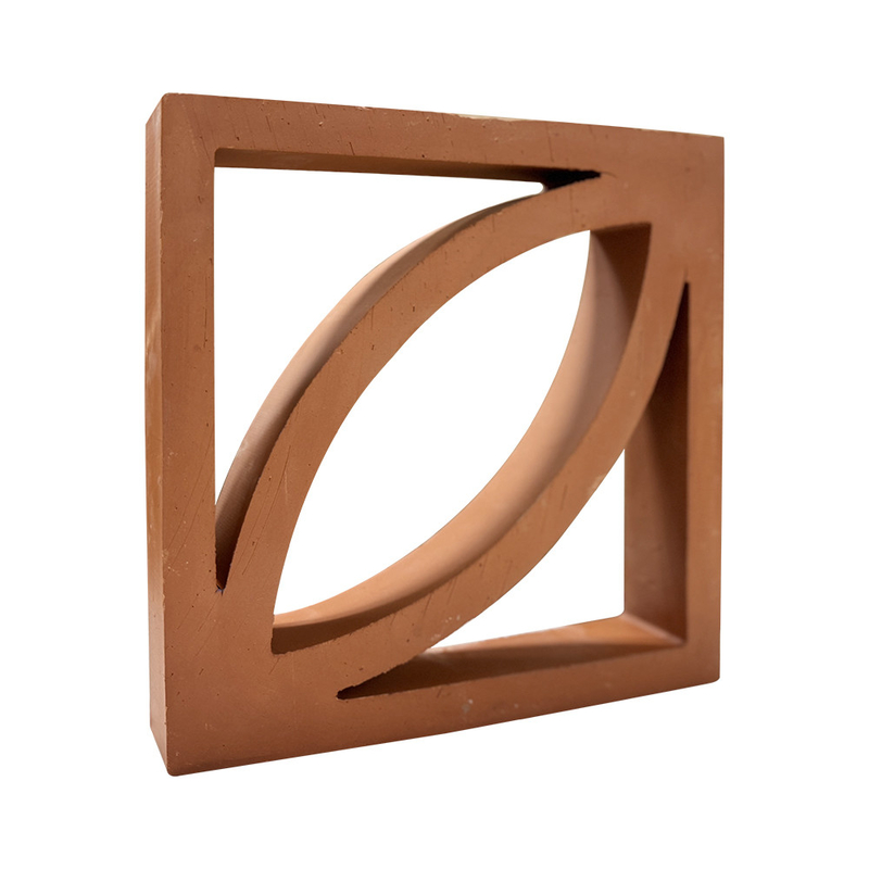 ดีไซน์ใหม่ เทราคอตต้า bricks กระเบื้องผนังเซรามิคประดับกระเบื้องผนังสําหรับ Ourdoor อาคาร