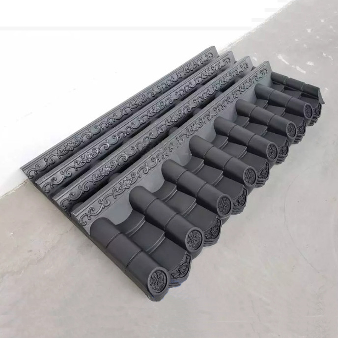 แผ่นหลังคาพลาสติกสไตล์ญี่ปุ่นขายส่ง แผงหลังคาสำหรับตกแต่งรั้วสวนและผนัง