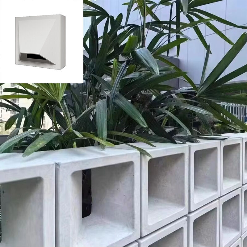 รูปแบบกณิตศาสตร์ที่ทันสมัย คอนกรีตจอ บล็อคผนัง คอนกรีตบล็อคผนังส่วนตัว