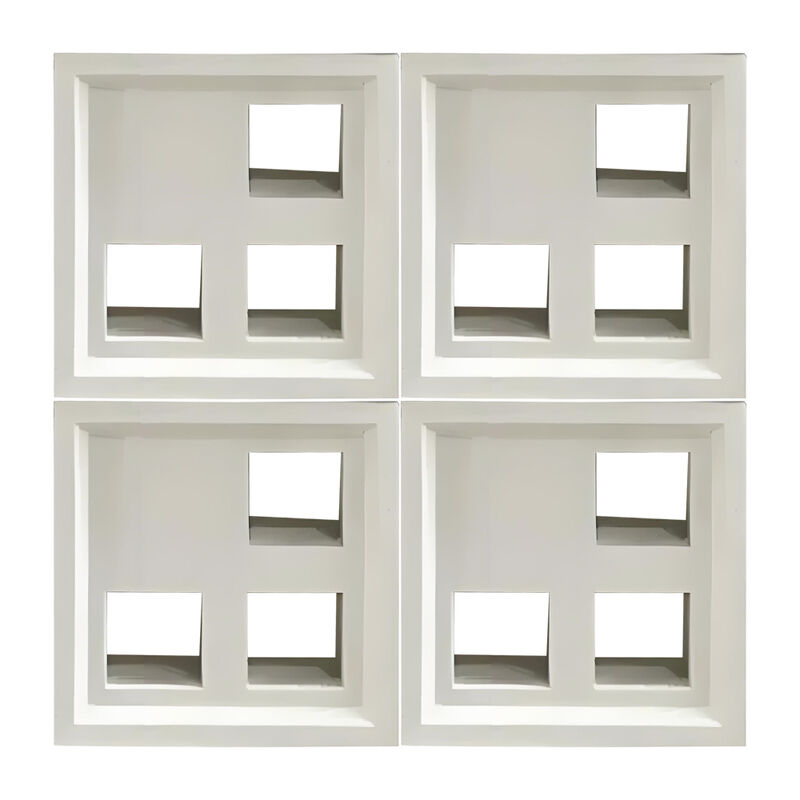 ซีเมนต์ บล็อคลมผนัง อิฐตกแต่งผนัง สําหรับการออกแบบภายในและตกแต่งภายนอก