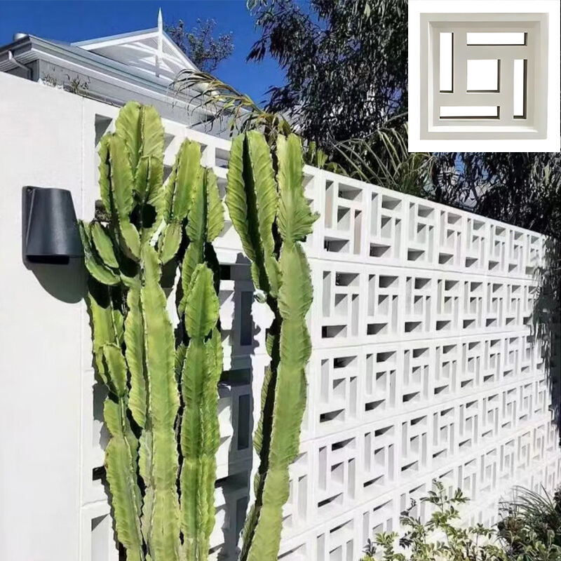 ซีเมนต์สมัยใหม่ บล็อคลมผนังภายนอก กระเบื้องผนังหลายรูปทรงและขนาด บล็อคคอนกรีต