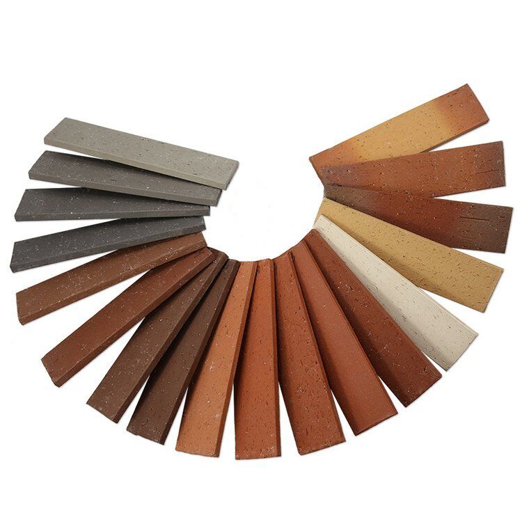 อิฐดินเหนียวฉลุลาย อิฐคลินเกอร์กระเบื้องสำหรับผนังภายนอกอาคาร อิฐดินเผาตกแต่ง