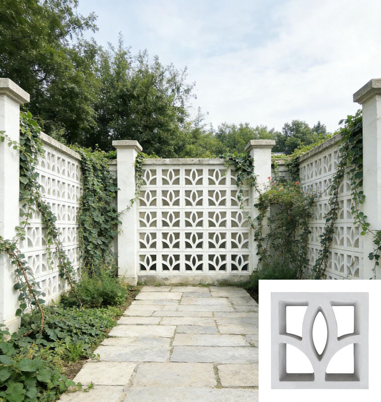 บล็อกลม คอนกรีตซีเมนต์ส่วนประกอบอิฐ เครื่องปรับอากาศ