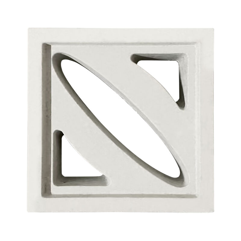 กระเบื้องกําแพงสวน กระเบื้องซีเมนต์ บล็อคลมคอนกรีต Precast Perforated Grid / brick สําหรับฝาผนังแบบสไตล์และกําแพงเสียง