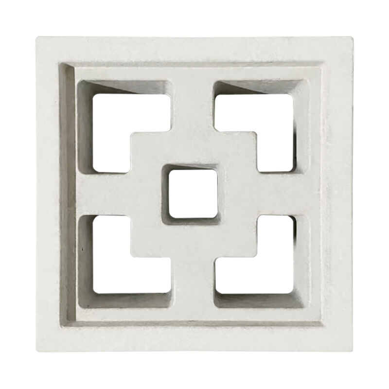 ความเป็นส่วนตัวที่ระบายอากาศ ผนังอิฐ คอนกรีต บล็อกลมสถาปัตยกรรม บล็อกลมโค้ง สําหรับระเบียงและทาวน์เฮาส์