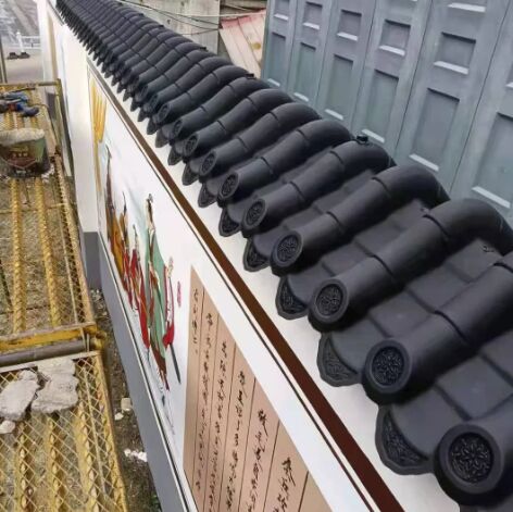 กระเบื้องหลังคา PP สำเร็จรูปจากจีน ติดตั้งง่าย วัสดุกันน้ำสำหรับผนังบ้าน กระเบื้องหลังคาพลาสติกเทียม