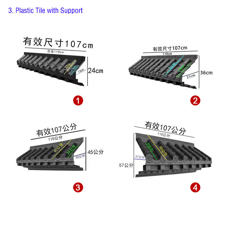 เครื่องประดับหลังคาญี่ปุ่นพลาสติก วัสดุหลังคาเบาสําหรับผนังภายในและบูธ