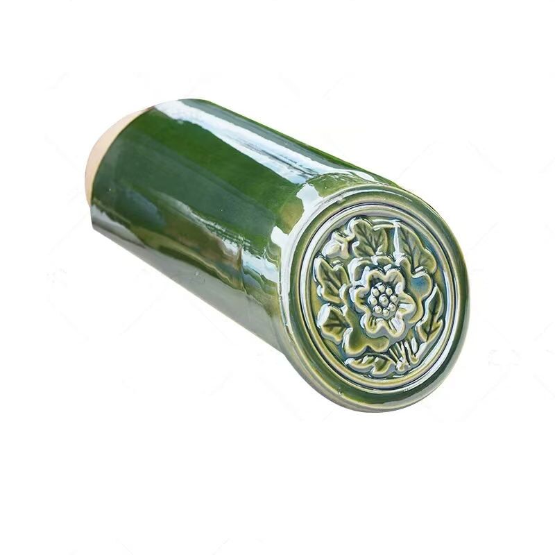 การออกแบบหลังคาสีเขียว ประเทศฟิลิปปินส์ ราคาถูก กระเบื้องกระจกที่มีรูสําหรับหลังคาจีนโบราณ