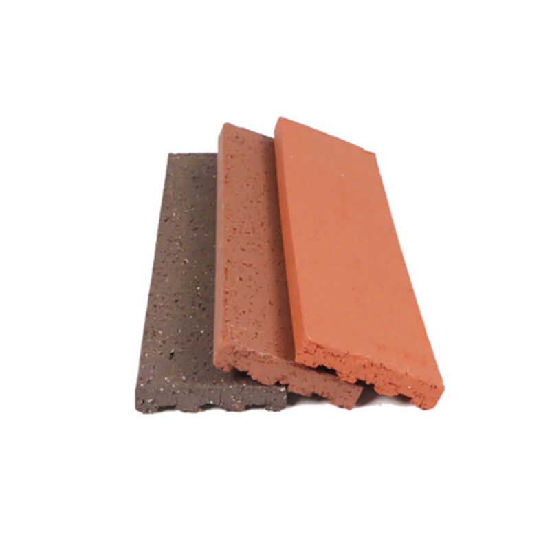 Vintage Smooth Surface Split Face Brick Natural Clay Exterior Wall Tile Exterior Cladding Tile Easy to Replace and Install