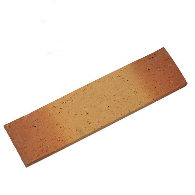 กระเบื้องผนังภายนอกดินธรรมชาติพร้อมผิวเผา เคลือบผนังอิฐแบบแยกหน้าสำหรับคาเฟ่และอาคารที่พักอาศัย