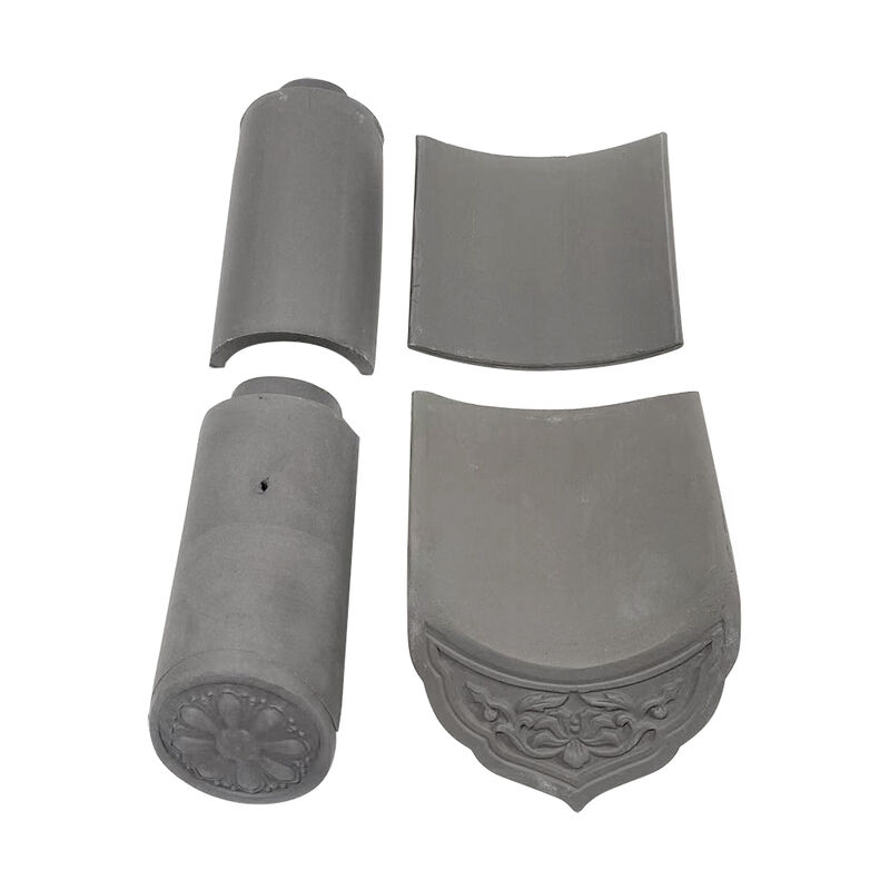 ชุดกระเบื้องหลังคาดินเผาสีเทาแบบจีนสำหรับศาลา/ซุ้มสวนพร้อมจำหน่าย คู่มือการติดตั้ง