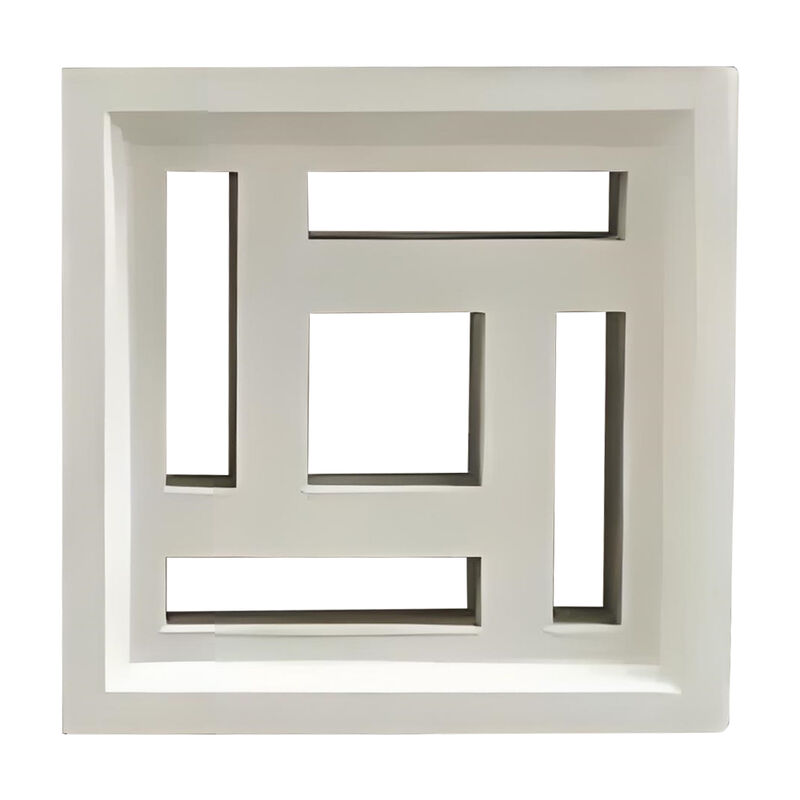 Double Square Breeze Block ผนังคอนกรีตตกแต่งบล็อกหน้าจอซีเมนต์อิฐกลวงสำหรับเฟอร์นิเจอร์ภูมิทัศน์