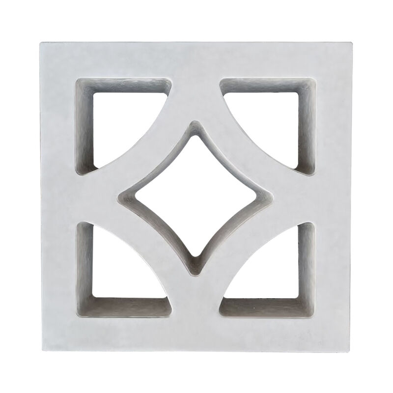 Modern Cement Breeze Blocks Concrete Screen Block Cement Component Brick for Deck Privacy Yard Enclosure Yard Fencing