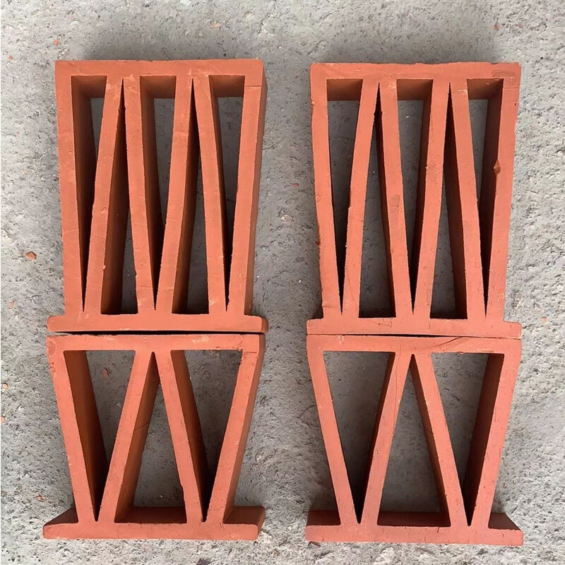 Brick Partition Wall Background m Shape Yellow Color Wind Screen Tiles Terracotta Breeze Blocks Panels