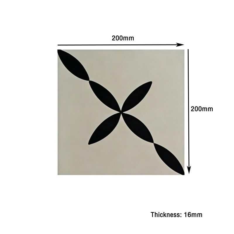 ยุโรป รีทโรเอสเทติก ซีเมนต์ Tile ห้องน้ํา ร้านอาหาร แอนติสลิป ทําด้วยมือ ดิน ผนัง โปรเซลีน Tile ดูแบบกําหนดเอง