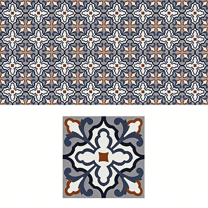 Handmade Encaustic Cement Tiles One by One Made with Individual Custom Patterns Matte-finish Floor & Wall Tile for Hotel