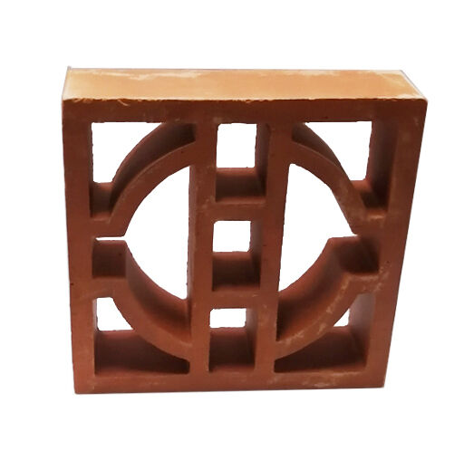 Terracotta Breeze ทรงเรขาคณิตคลาสสิกบล็อกอิฐหน้าจอดินเผาทางสถาปัตยกรรมสำหรับอาคารสมัยใหม่