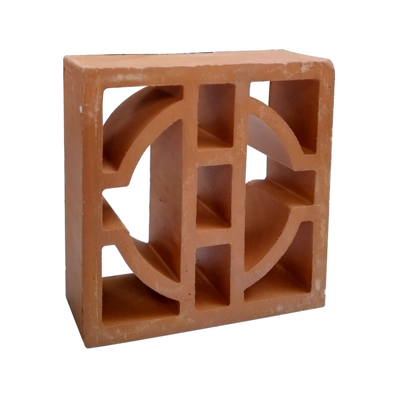 Terracotta Breeze ทรงเรขาคณิตคลาสสิกบล็อกอิฐหน้าจอดินเผาทางสถาปัตยกรรมสำหรับอาคารสมัยใหม่
