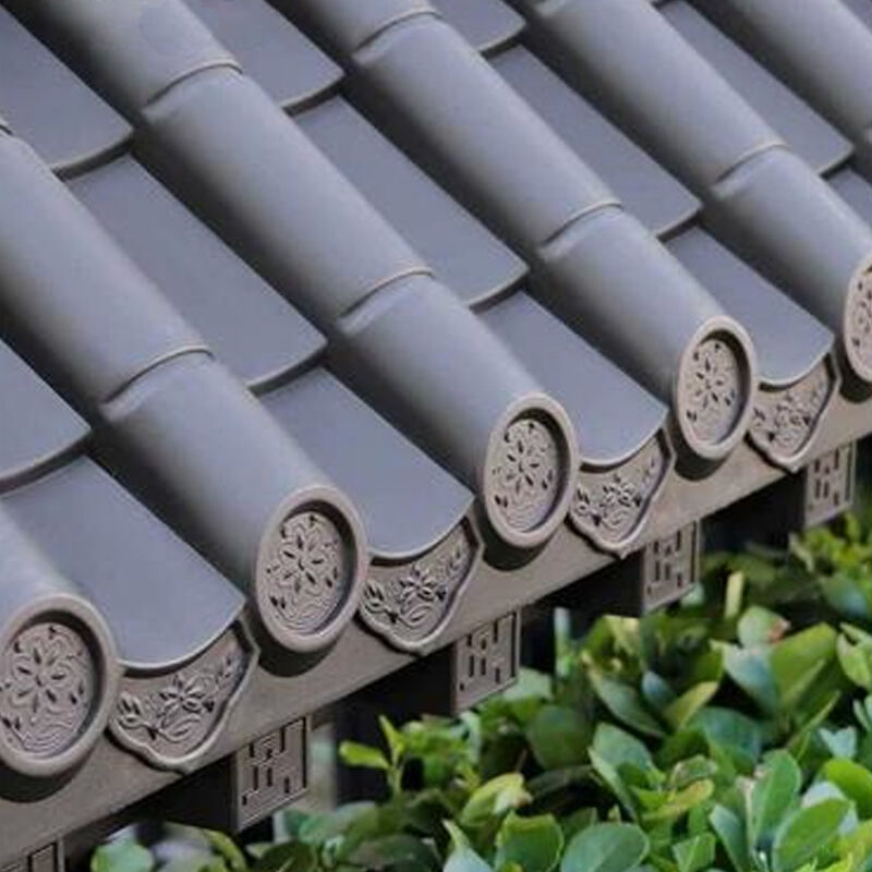 จําหน่ายซินথেติกจีนเพื่อการรับมือกับหลังคาทางการค้า PVC/PP โพลีเมอร์ Ridge & Eaves โมดูลสําหรับรั้วและผนัง