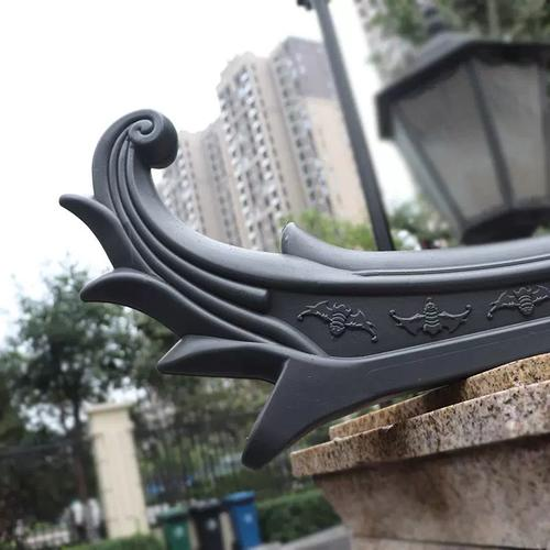 Plastic Asian Style Roof Tiles Kit Polymer Dark Grey Tiles with Roof Caps & Decoration for Entryway Canopy Garden Gates Porticos