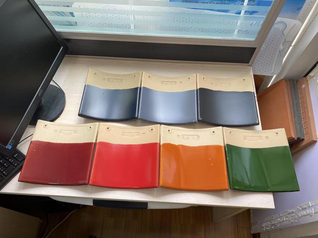 Glazed Chinese Ceramic Roof Tile System High-Fired Weatherproof Yellow Clay Tiles for Gazebos Temples & Pavilions